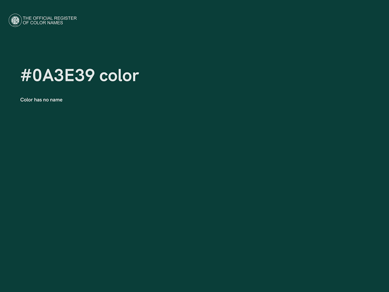 #0A3E39 color image