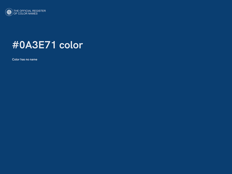 #0A3E71 color image