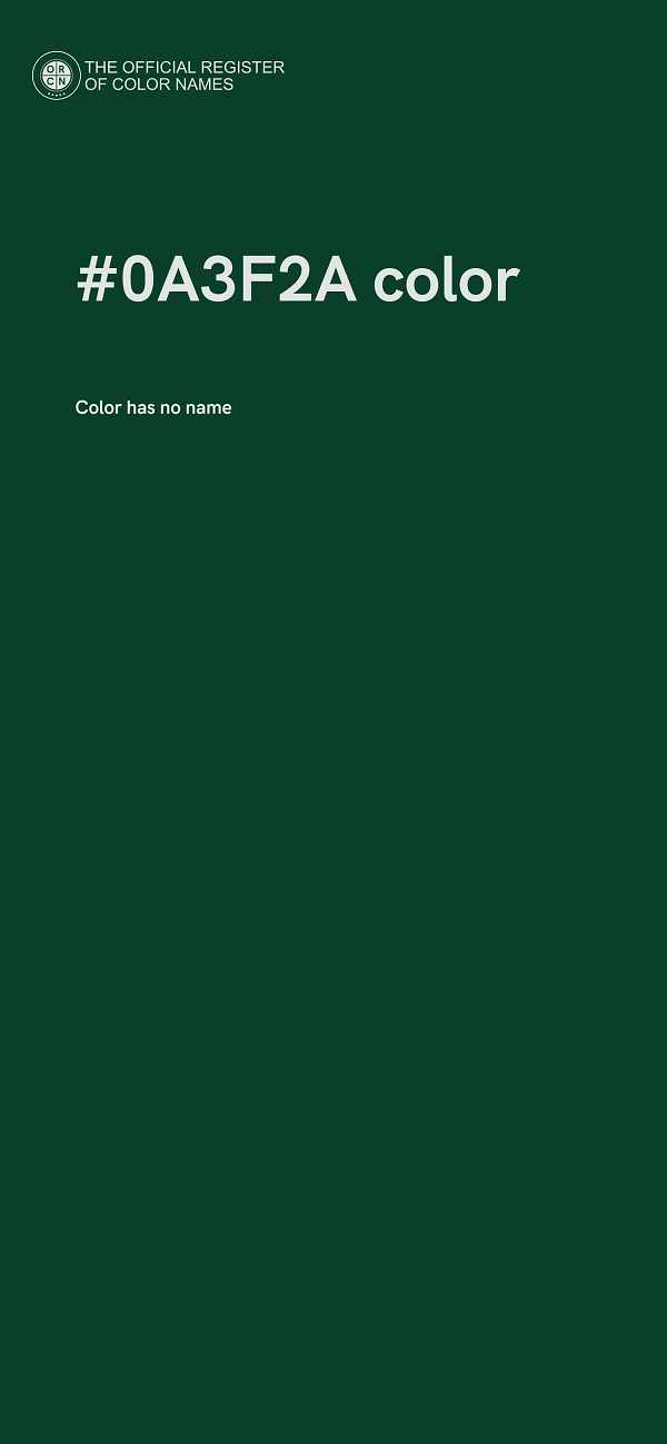 #0A3F2A color image