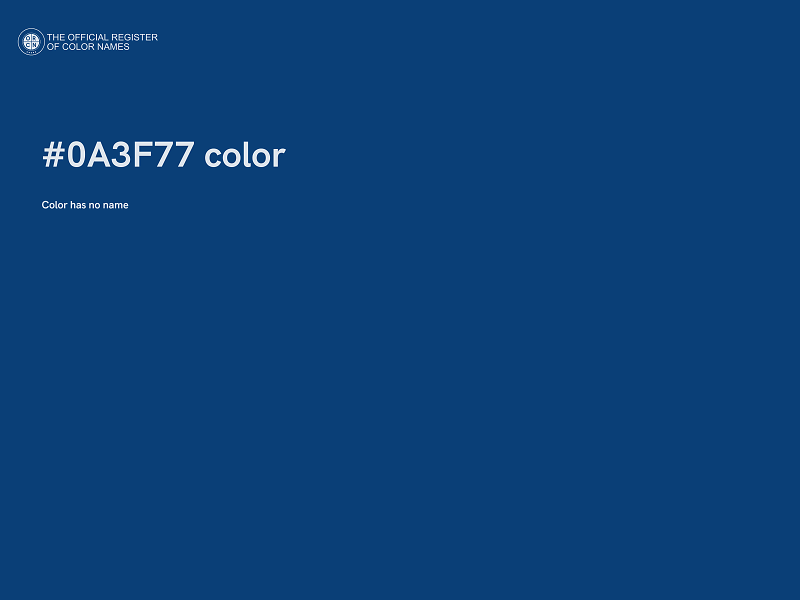 #0A3F77 color image