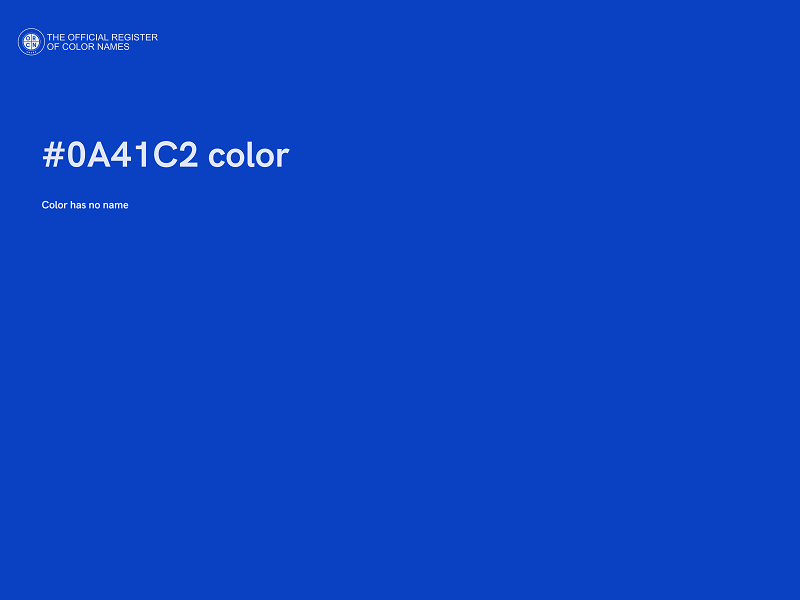 #0A41C2 color image