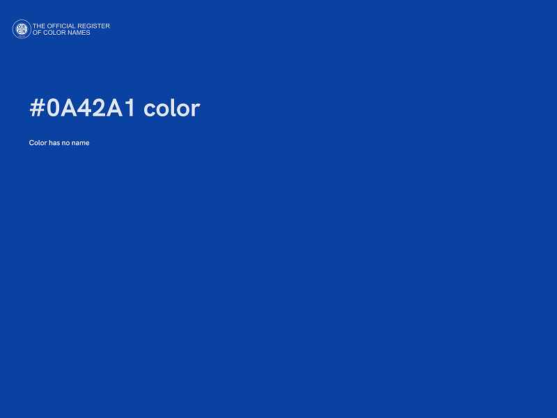 #0A42A1 color image