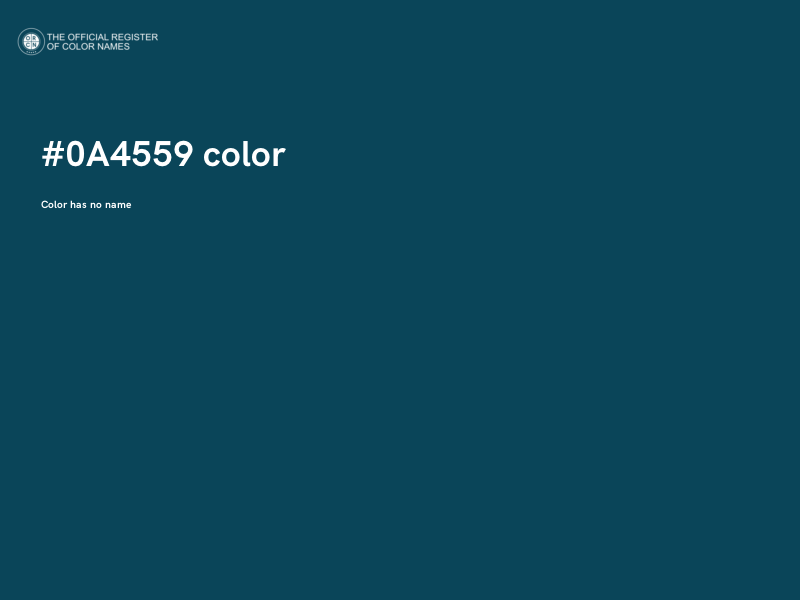 #0A4559 color image