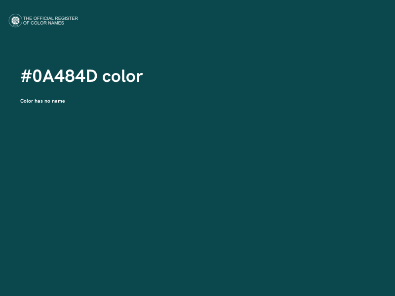 #0A484D color image