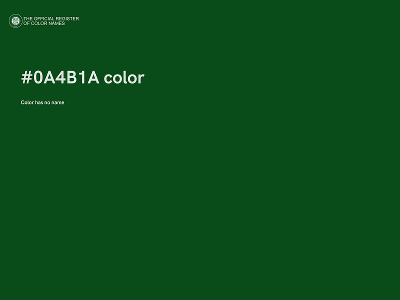 #0A4B1A color image