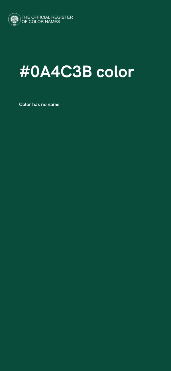 #0A4C3B color image