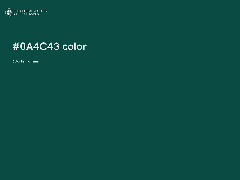 #0A4C43 color image