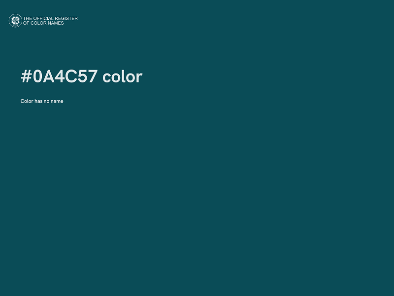 #0A4C57 color image