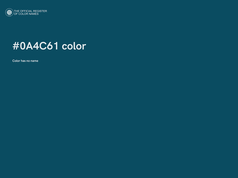 #0A4C61 color image