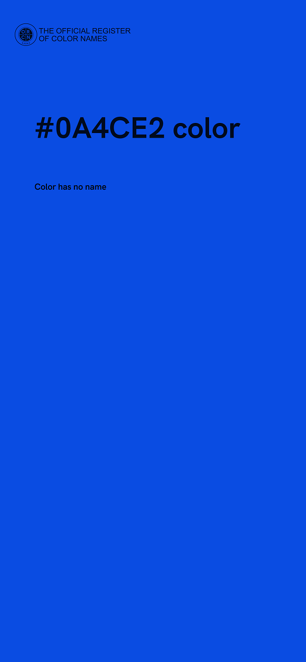 #0A4CE2 color image