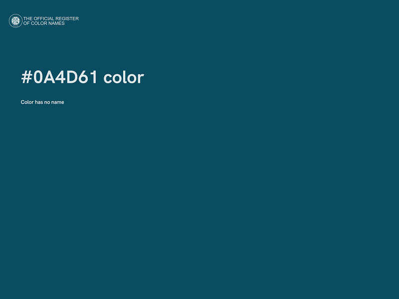 #0A4D61 color image