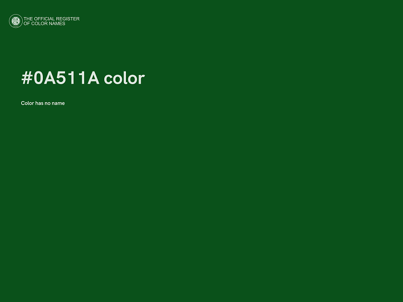 #0A511A color image