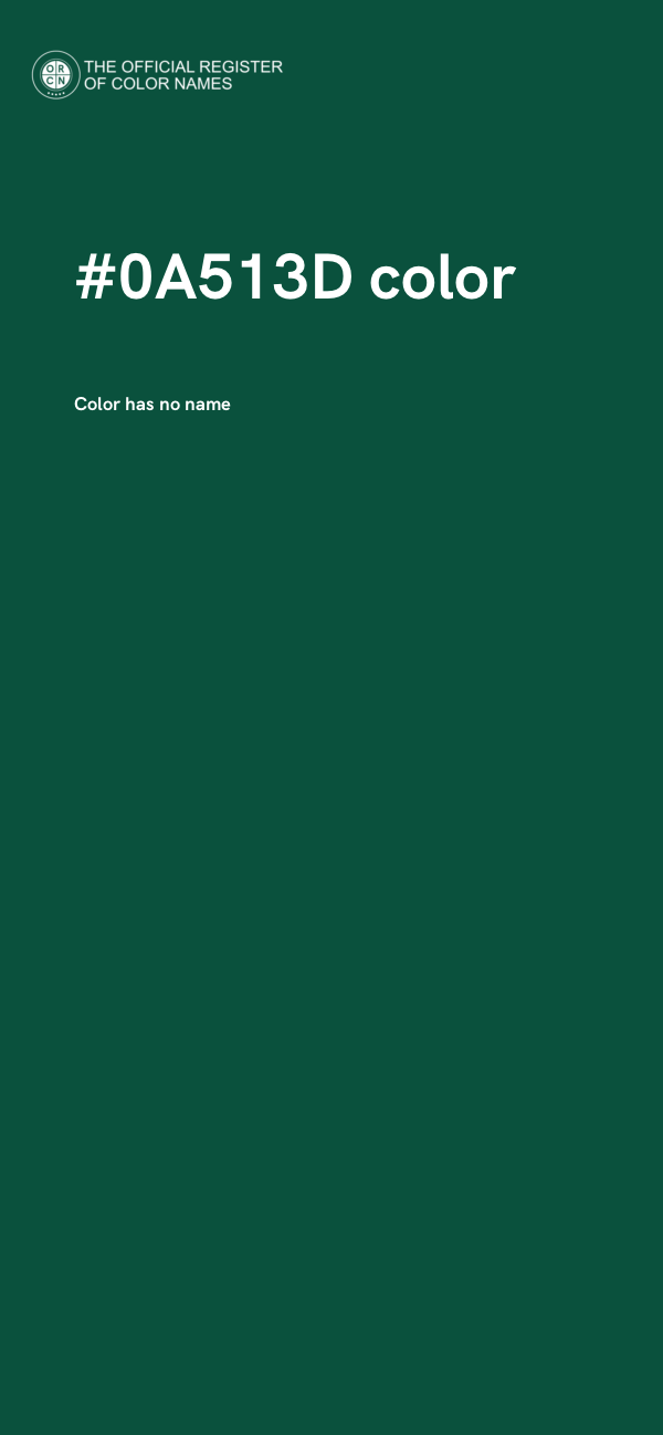 #0A513D color image