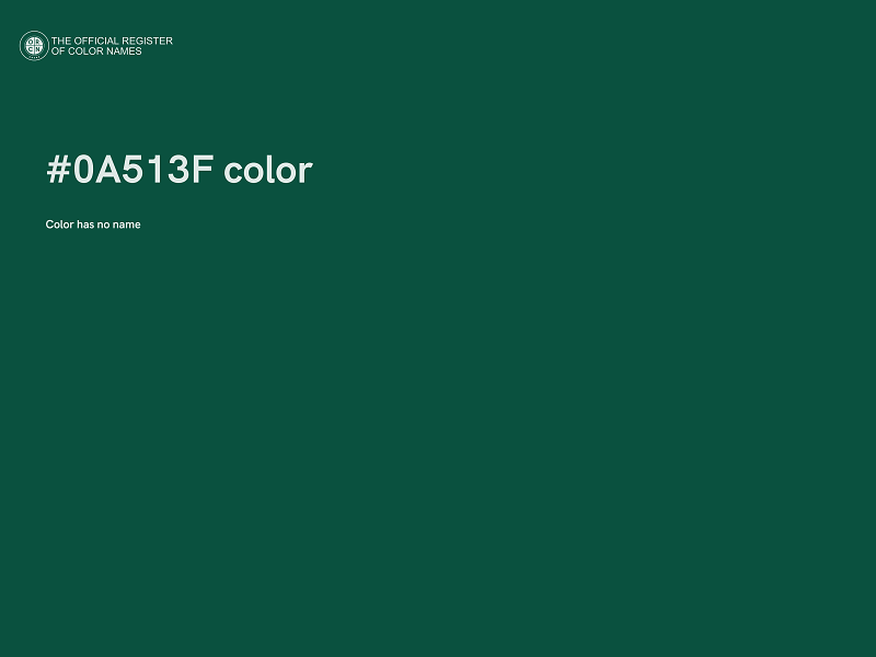 #0A513F color image