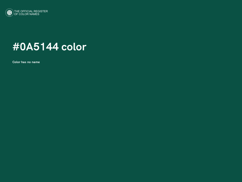 #0A5144 color image