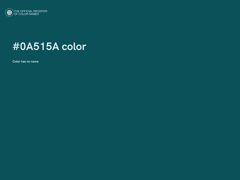 #0A515A color image