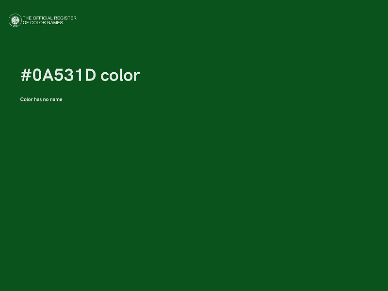 #0A531D color image