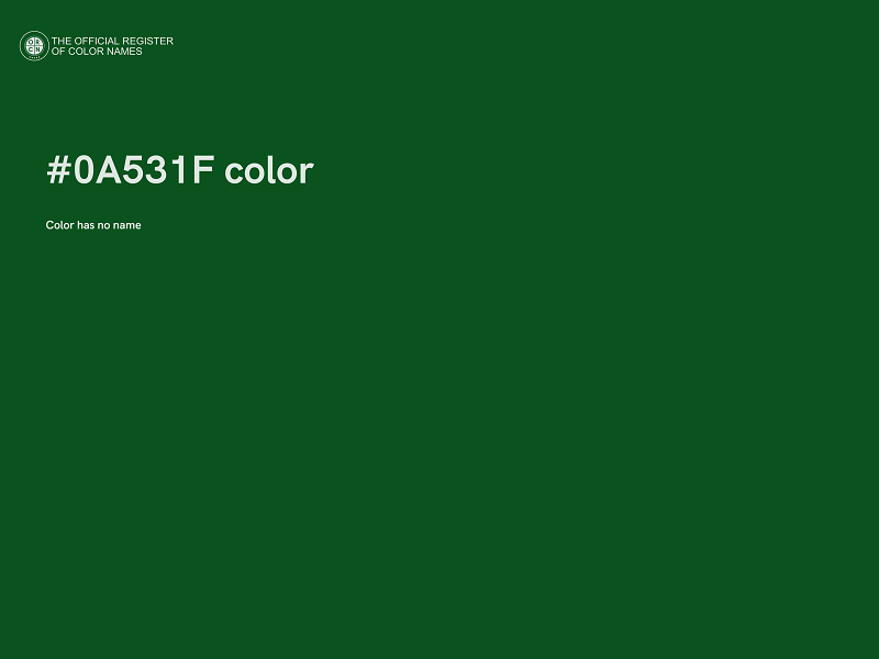 #0A531F color image