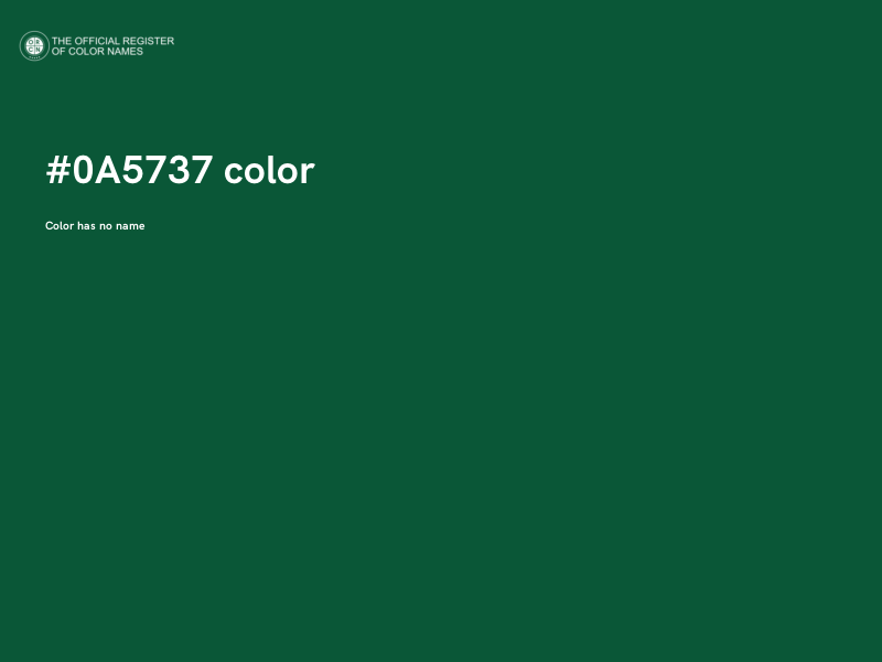 #0A5737 color image