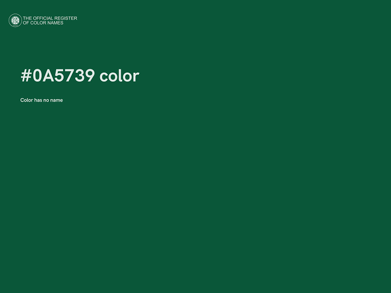 #0A5739 color image
