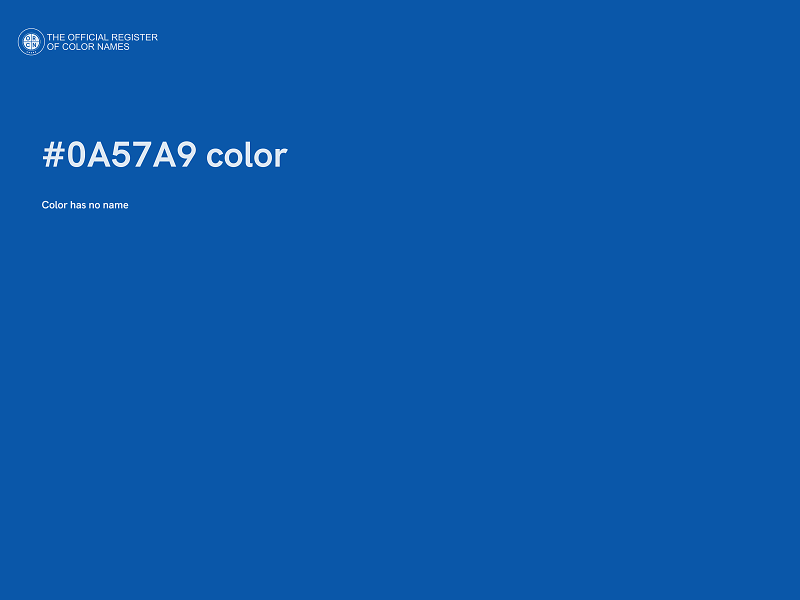 #0A57A9 color image