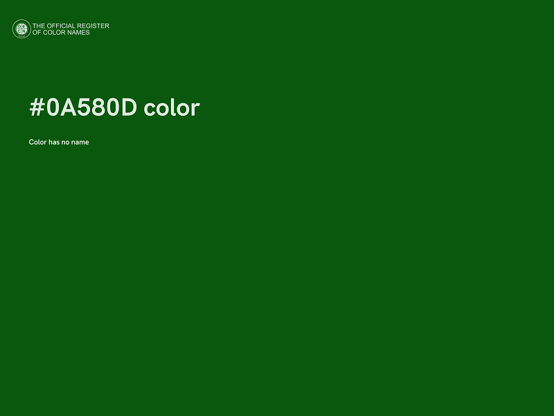 #0A580D color image