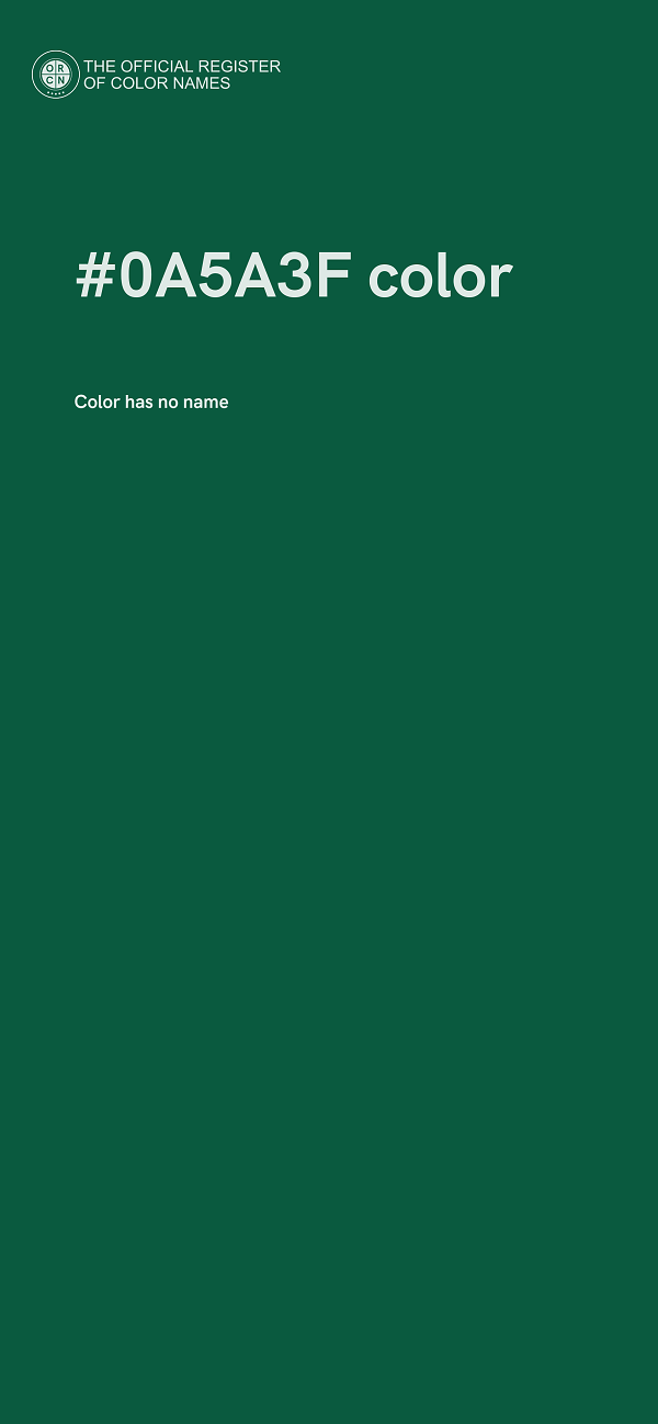 #0A5A3F color image