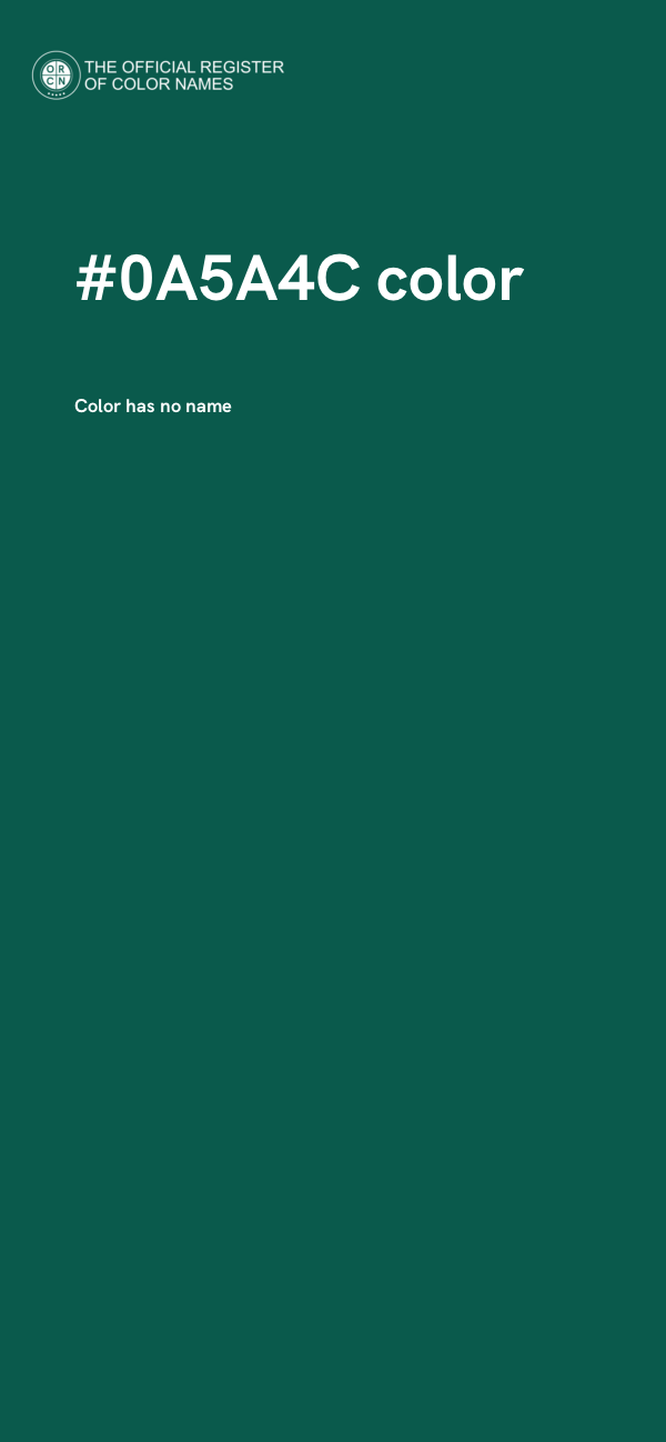 #0A5A4C color image