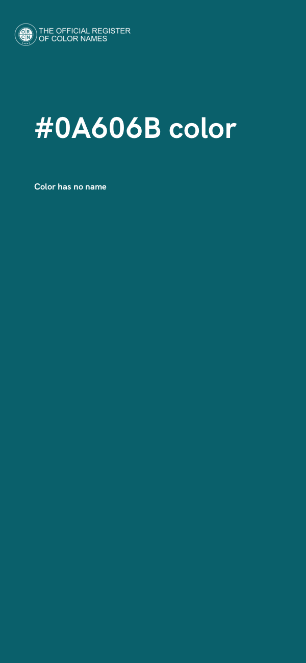 #0A606B color image
