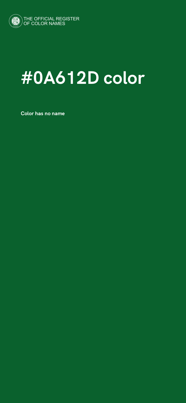#0A612D color image