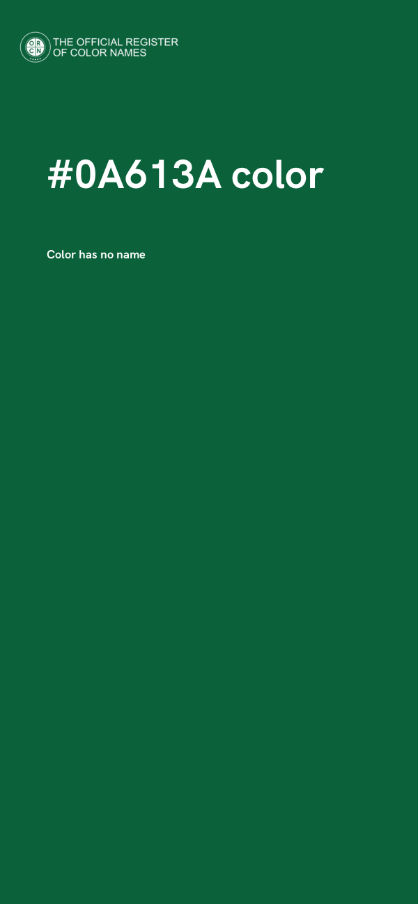 #0A613A color image