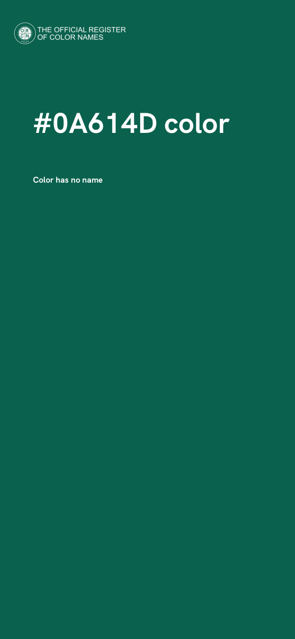 #0A614D color image