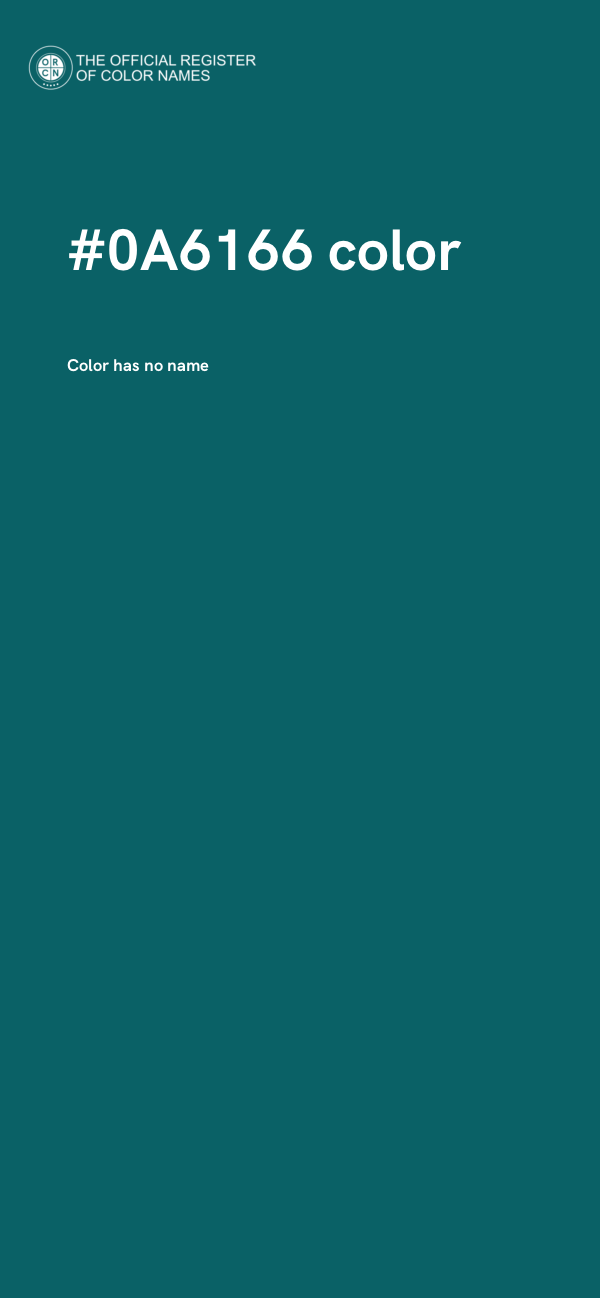 #0A6166 color image