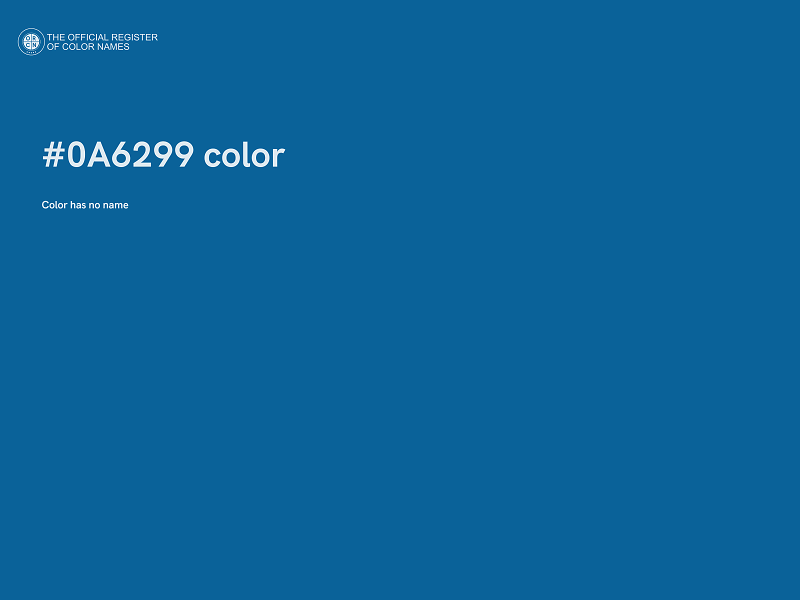 #0A6299 color image