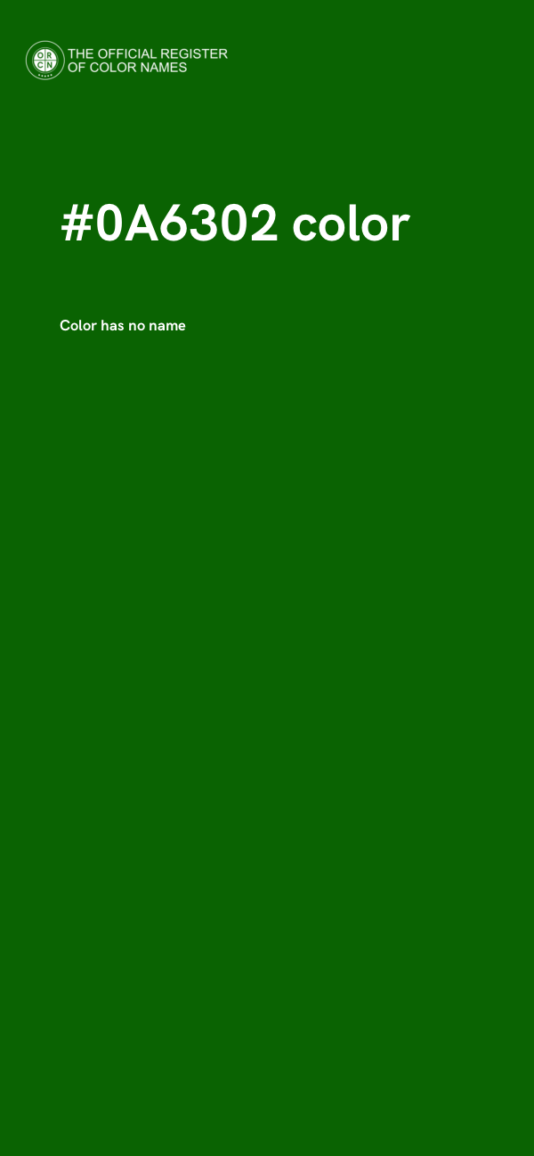 #0A6302 color image