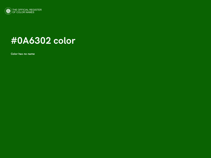 #0A6302 color image
