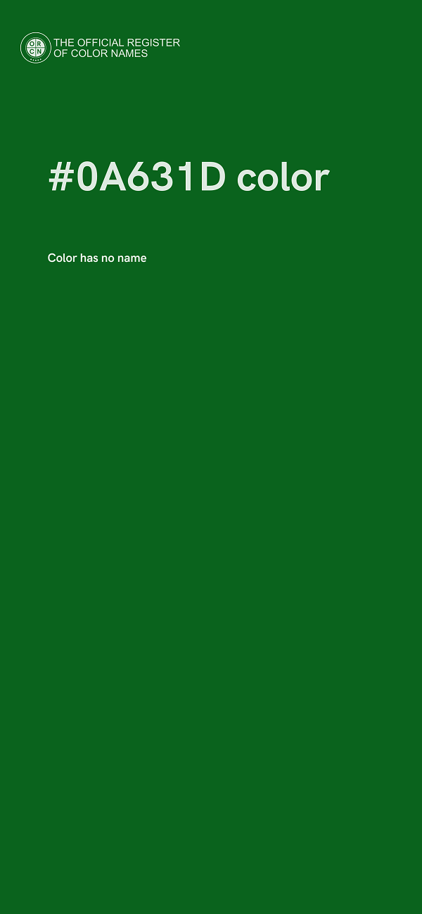 #0A631D color image