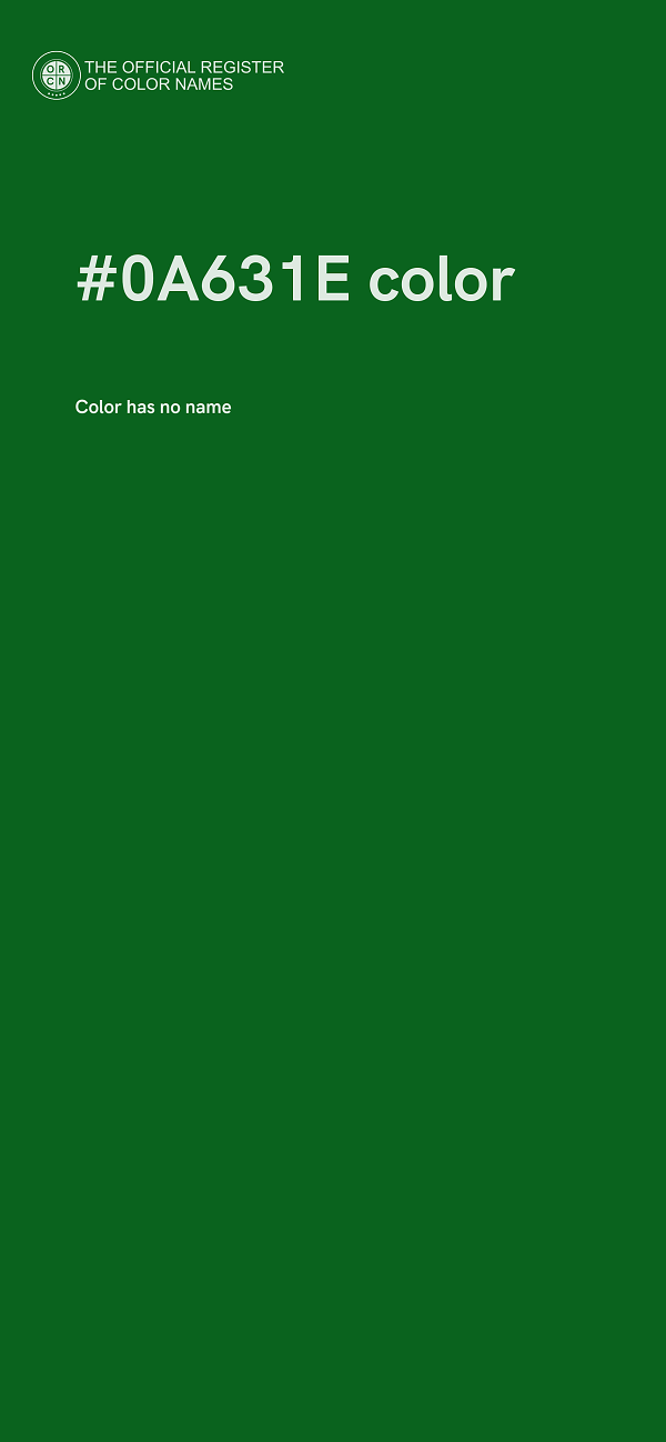 #0A631E color image
