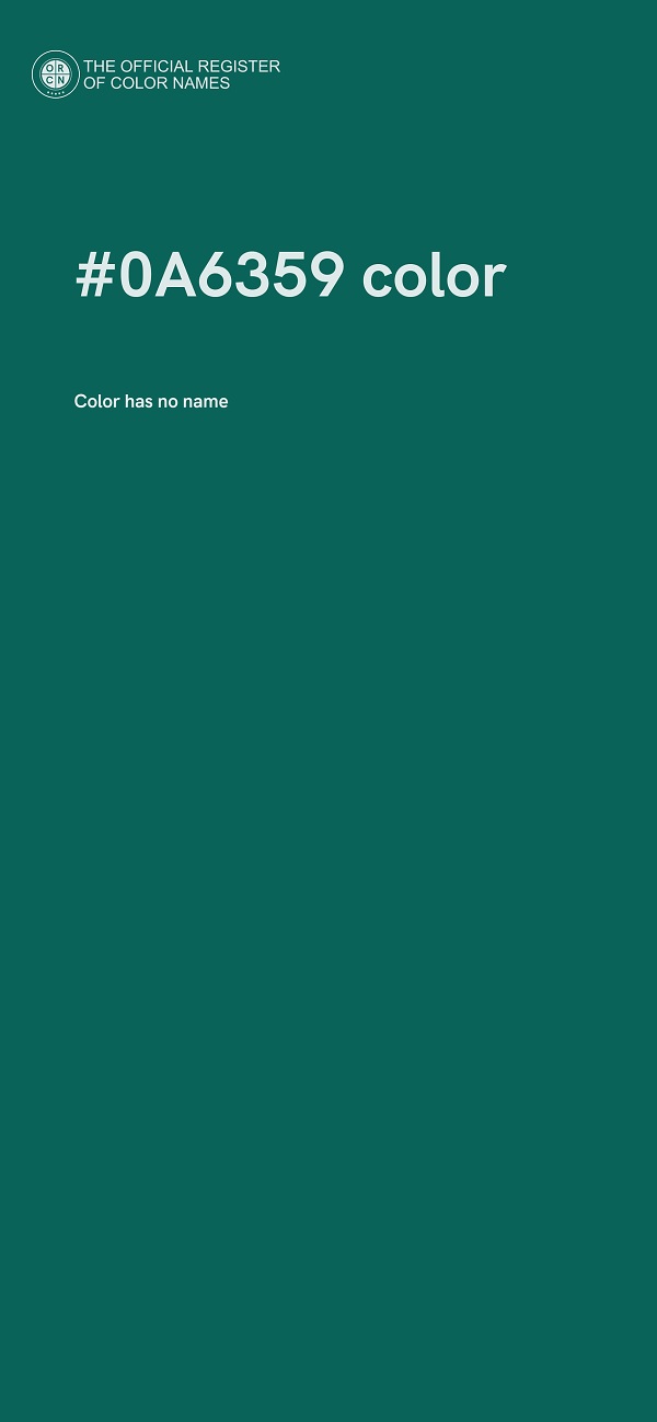 #0A6359 color image