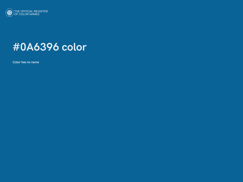 #0A6396 color image