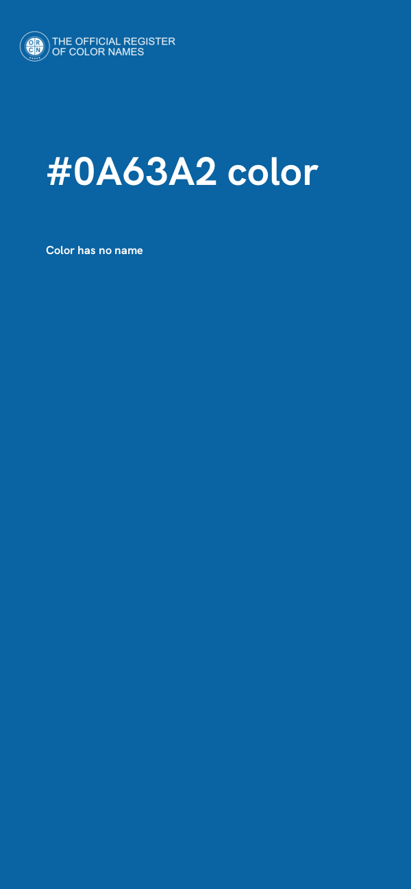 #0A63A2 color image