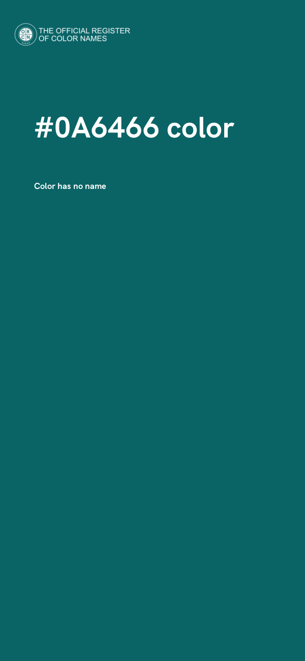 #0A6466 color image