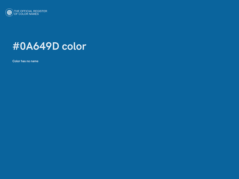 #0A649D color image