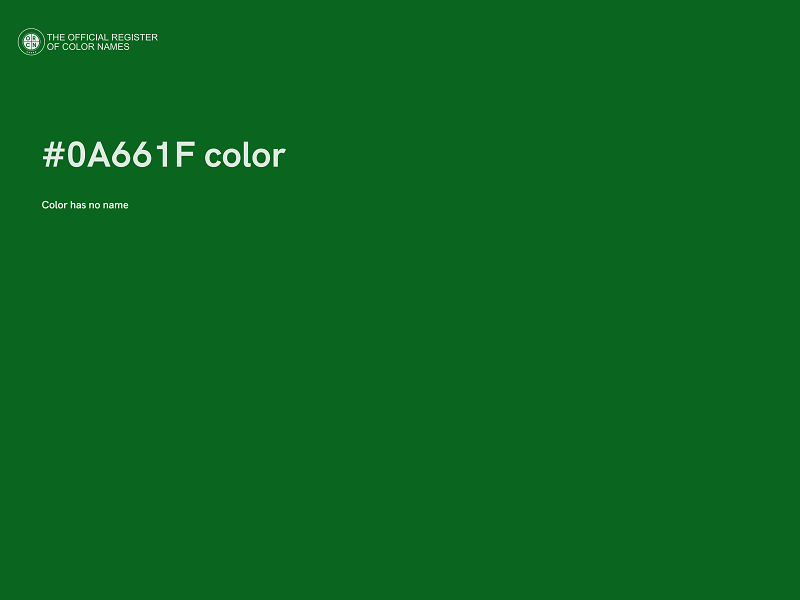#0A661F color image