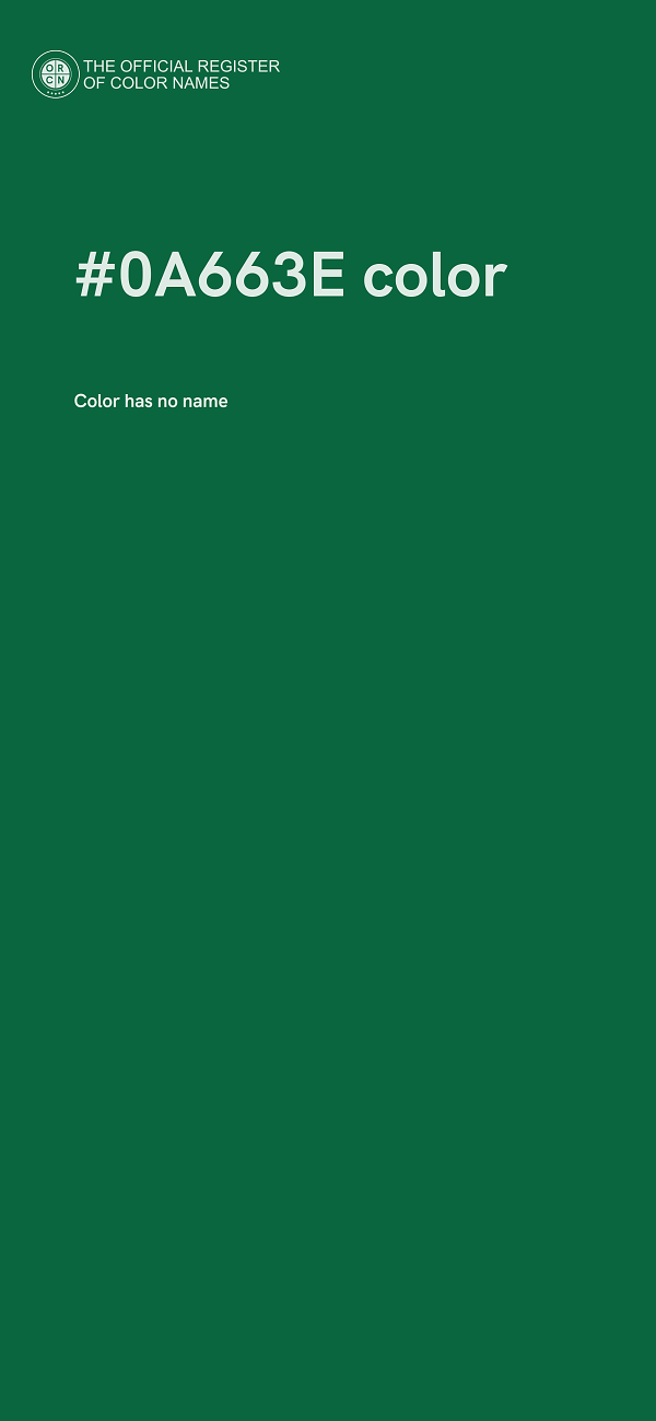 #0A663E color image