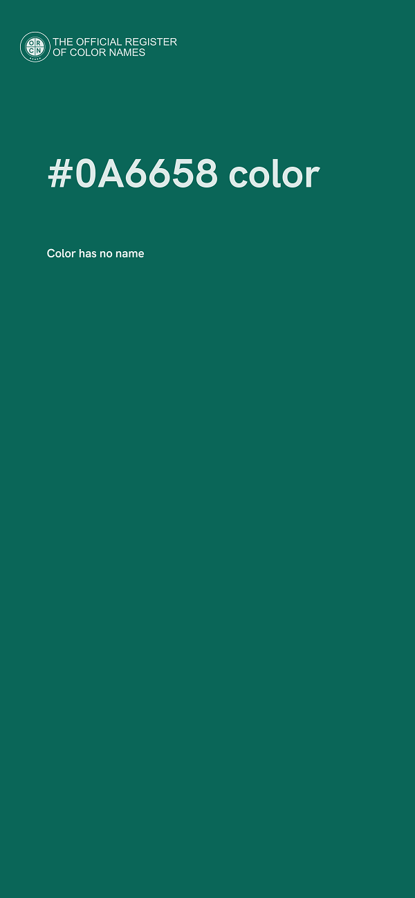 #0A6658 color image