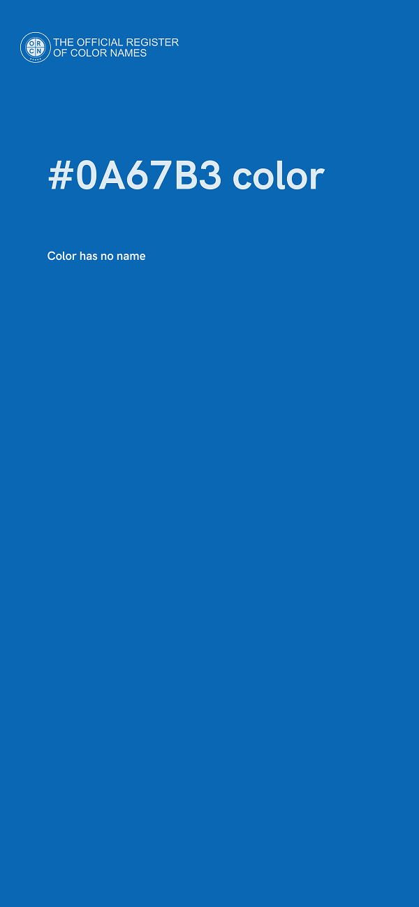 #0A67B3 color image