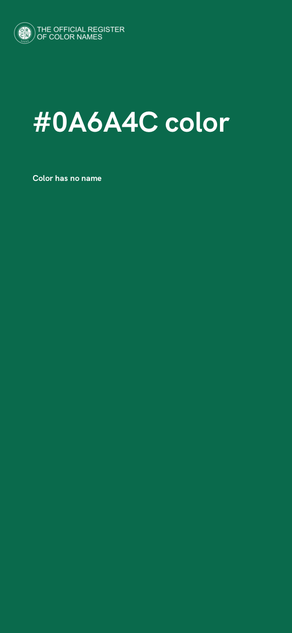 #0A6A4C color image