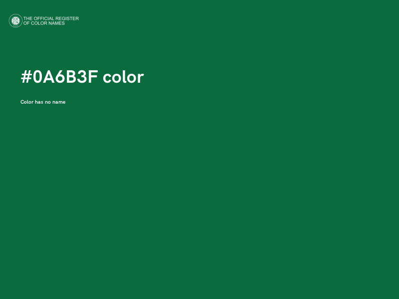 #0A6B3F color image