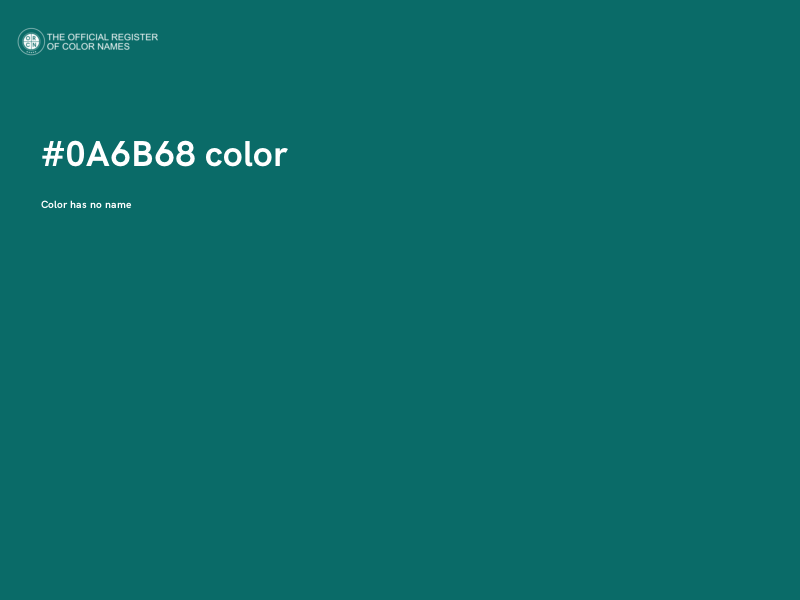 #0A6B68 color image